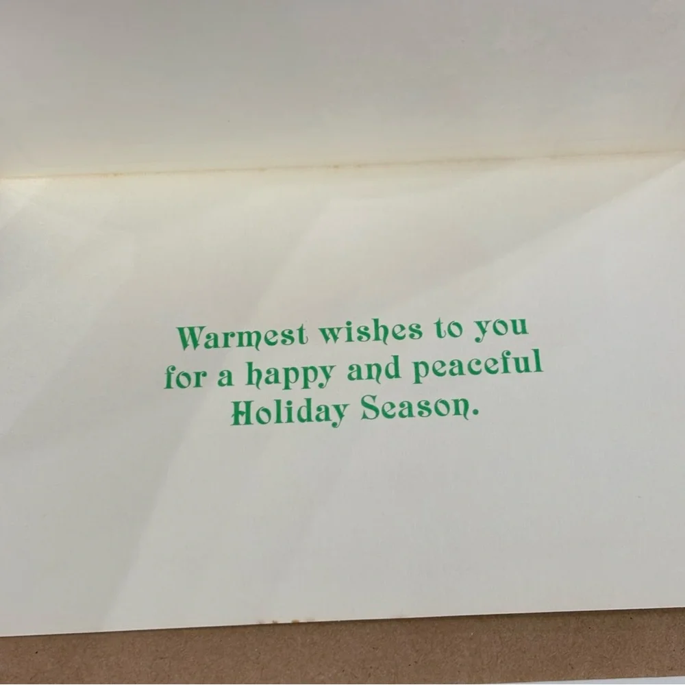 VTG Assorted Christmas Greeting Cards Set of 10
